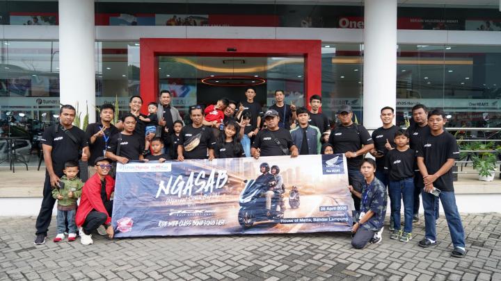 Keseruan NGASAB TDM Lampung: Pererat Kebersamaan Ayah dan Anak dengan Edukasi Safety Riding